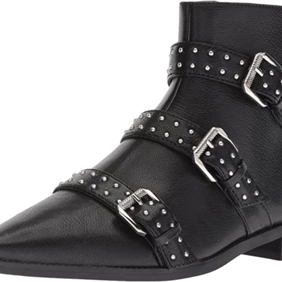 Nine West Seraphim point toe black booties - Picture 1 of 7